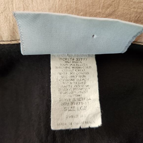 Blair Windbreaker Jacket Black/Tan Embroidered Flowers - Picture 11 of 11